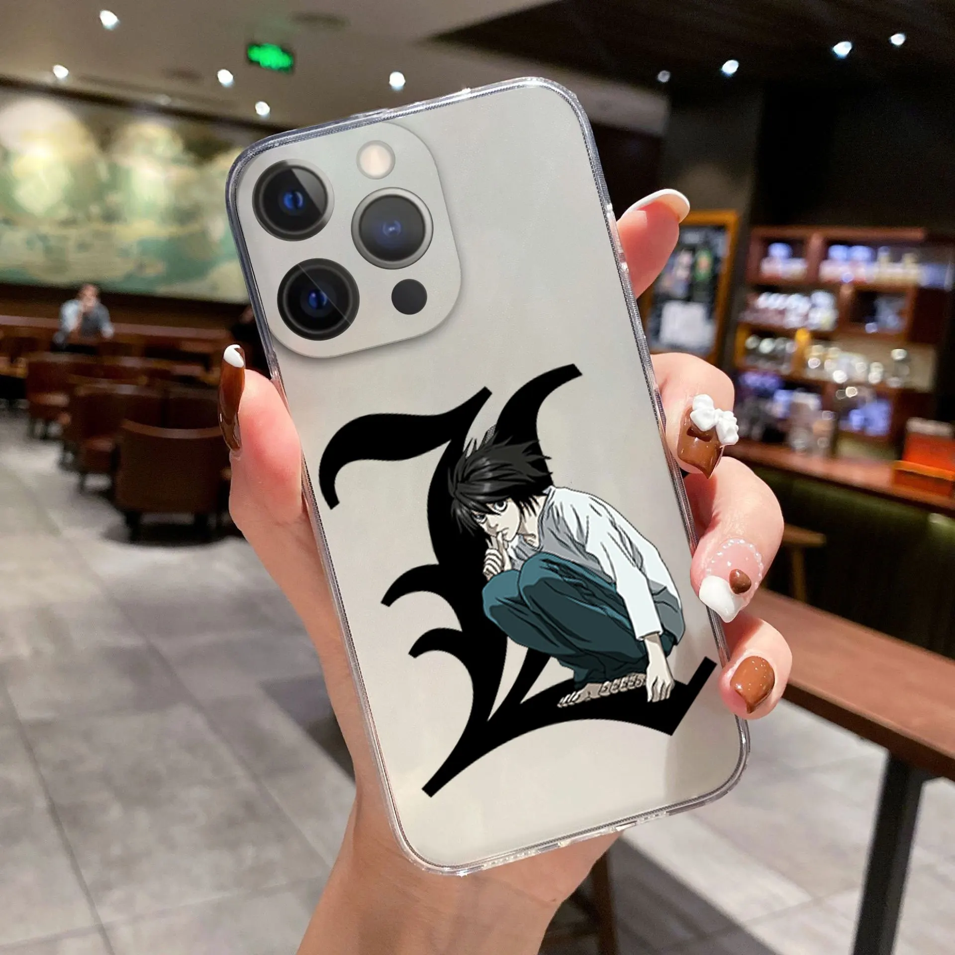 

American Horror Anime Manga Transparent Soft TPU Anti-fall Case Suitable for IPhone 14 13 12 11 Pro Max X XR XSMAX 8 7 Plus