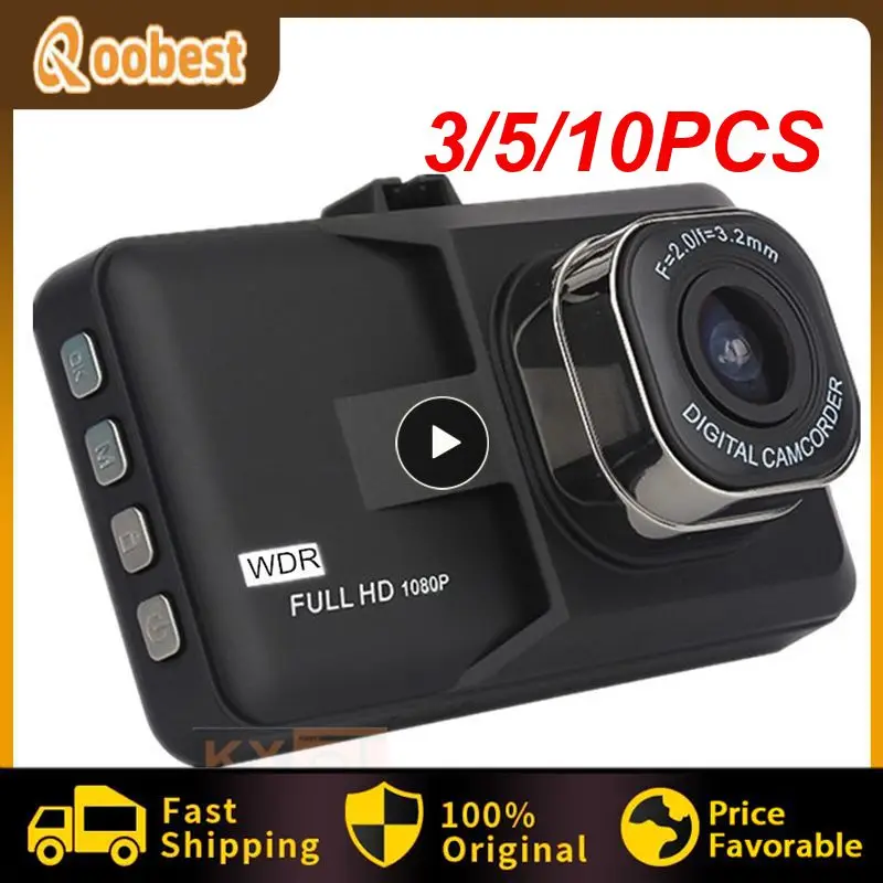 

3/5/10PCS 3 Inch Dash Cam Portable Universal Car Dvr Large Screen Full Hd 1080p Car Accessories Dashcam Video Recorder