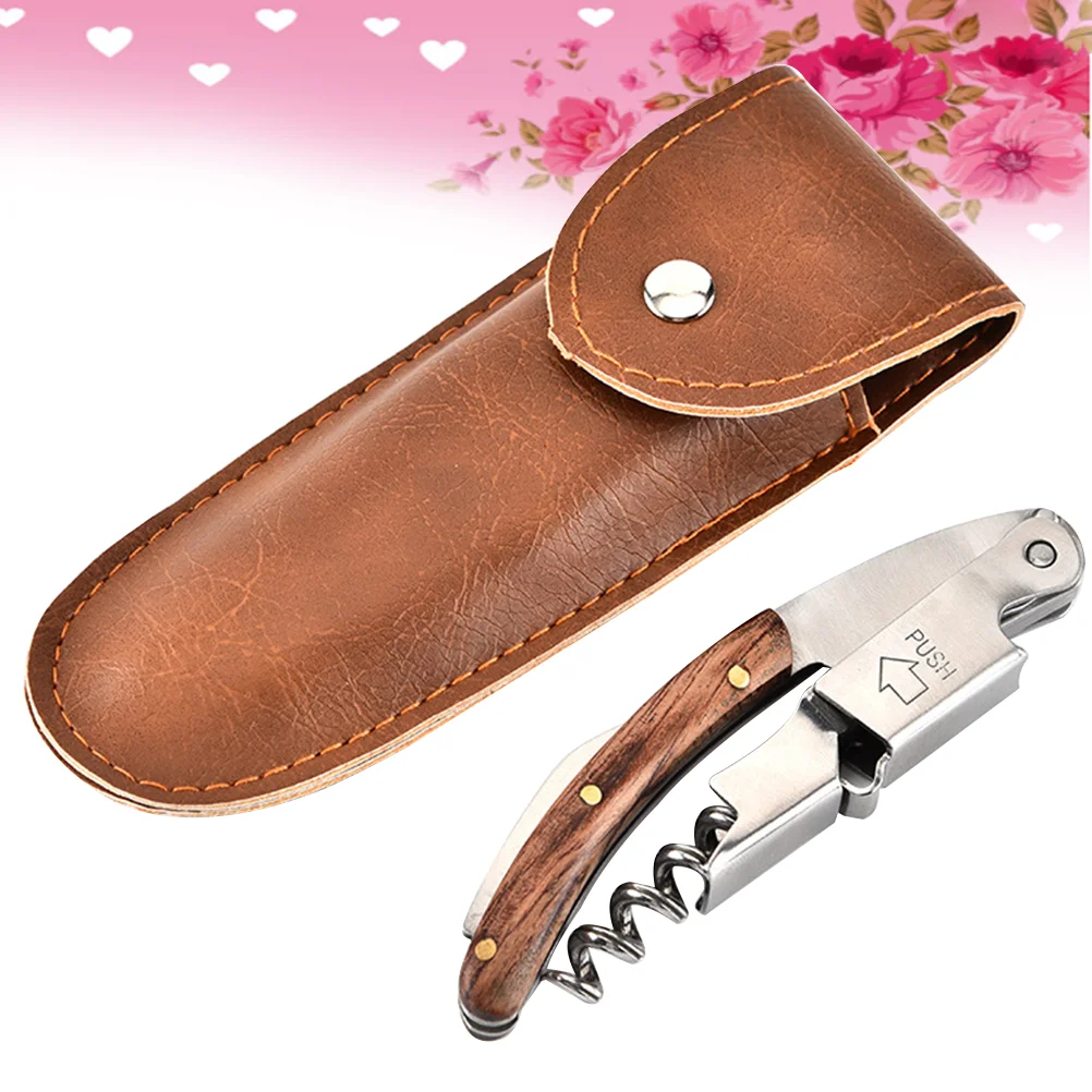 

Opener Corkscrew Bottle Cork Key Screw Manual Stainless Steel Capwaiter Remover Waiters