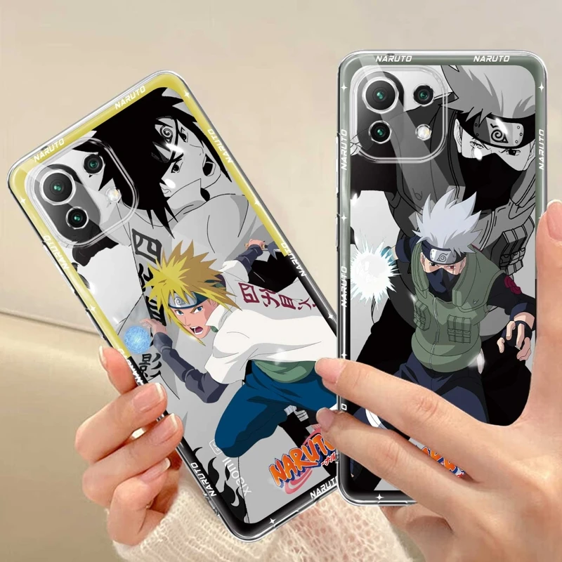 

Transparent Case Naruto Manga Kakashi For Xiaomi Mi M5s M5 11T 5G 13 11 Lite 12T Pro POCO X3 NFC Note 10 POCO M3 12X 10T 9T F3
