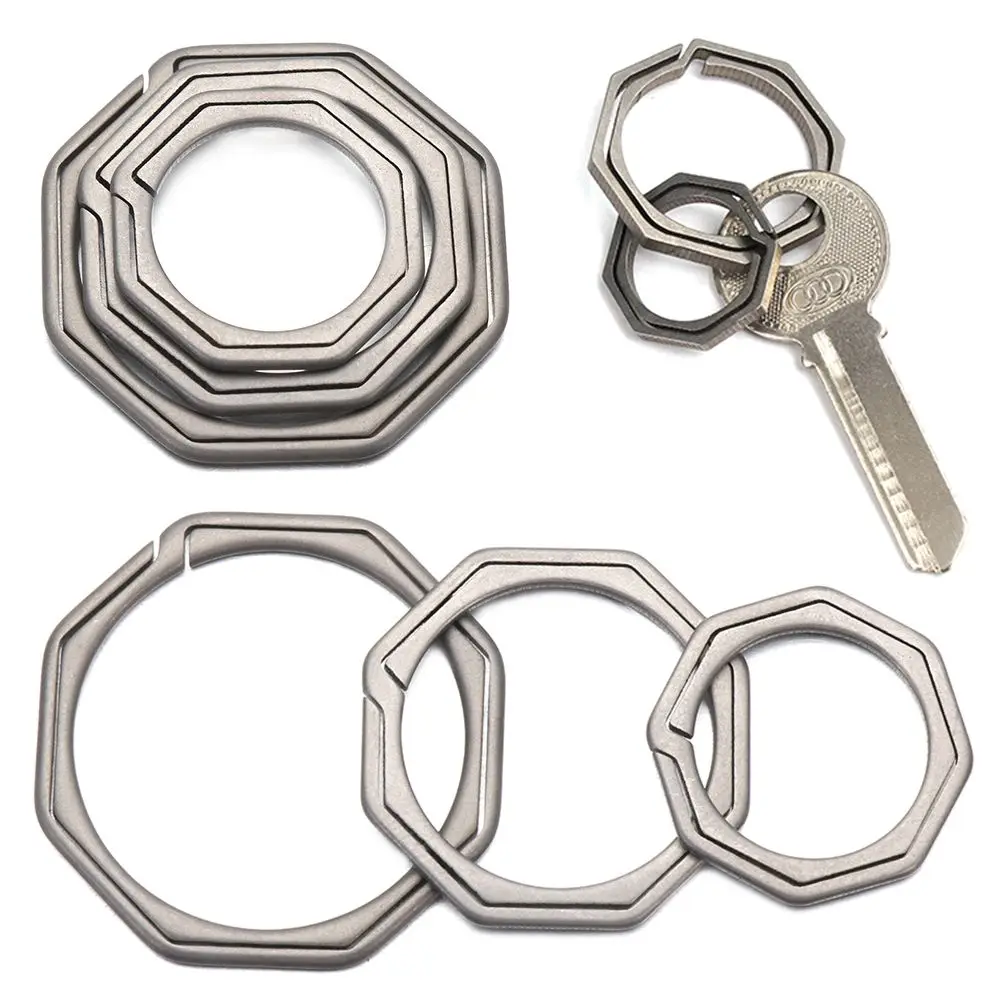 

Tool Titanium Alloy Super Lightweight Real Key Rings Keychains Buckle Pendant Male Creativity Gift Man Car Keychain
