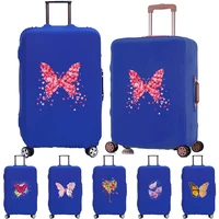 luggage cover travel suitcase protective cover for trunk case 18 28 foldable light suitcase cover butterfly pattern