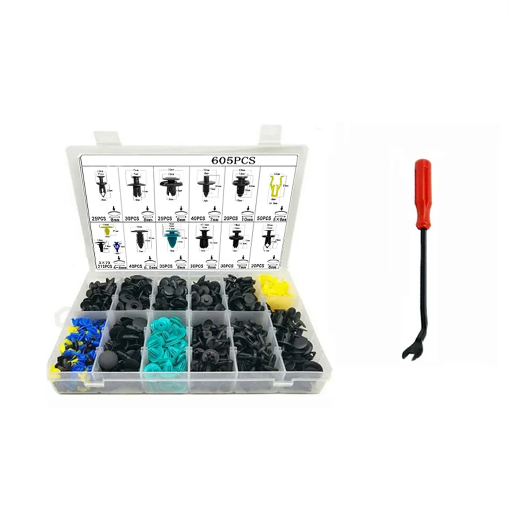 

1 Set Bumper Rivet Belt Auto Spare Parts Serviceable Car Fittings Kit