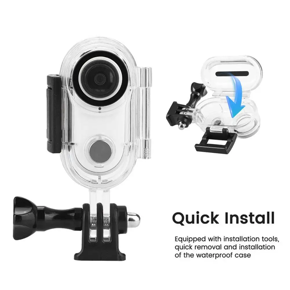 Защитный чехол для камеры Insta360 Go3 оптический закаленный дизайн защитная Пряжка