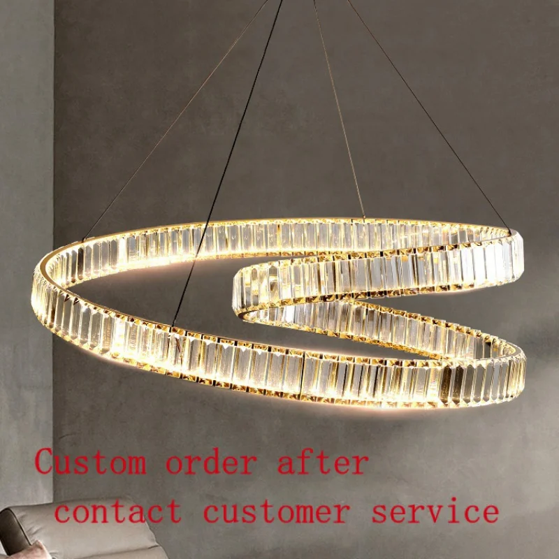 

Unique Design Gorgeous Crystal Lights Hotel Lobby Ceiling Chandelier Pendant Lighting oval round shape crystal chandelier