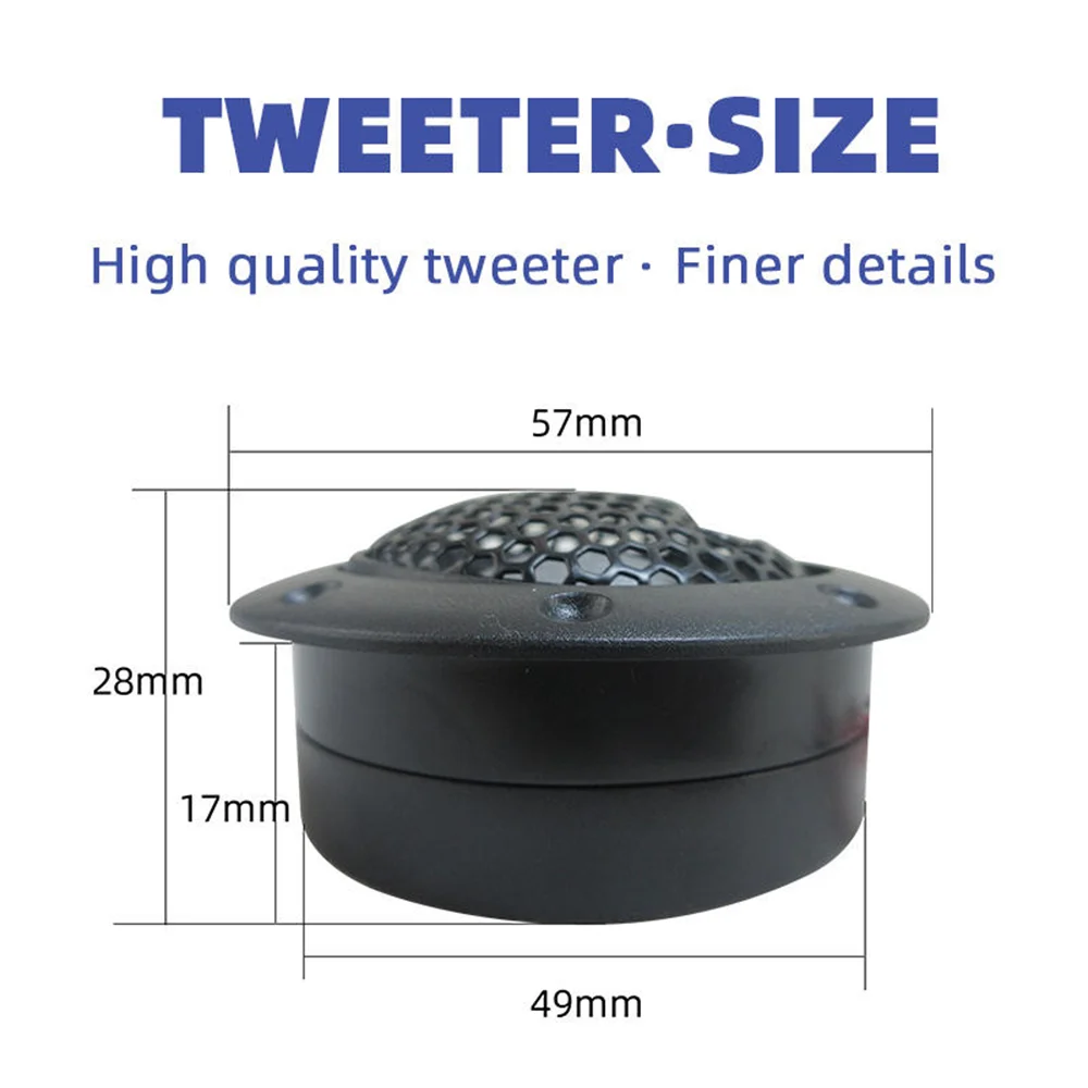 Высокочастотный динамик для автомобиля 180 Вт 4 Ом 1 пара