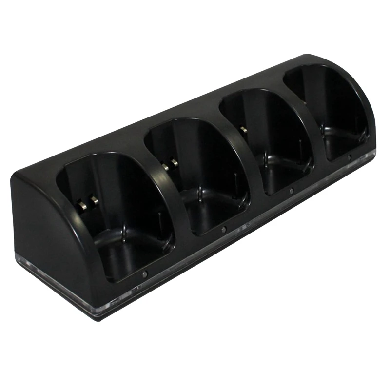 Зарядная док-станция с пультом дистанционного управления для Nintendo Wii + 4 перезаряжаемых аккумулятора 2800 мАч