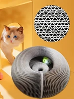 3d magic organ cats scratcher board pets toy with bell cat grinding claw cat scratch lounge bed cats climbing frame pet supplies