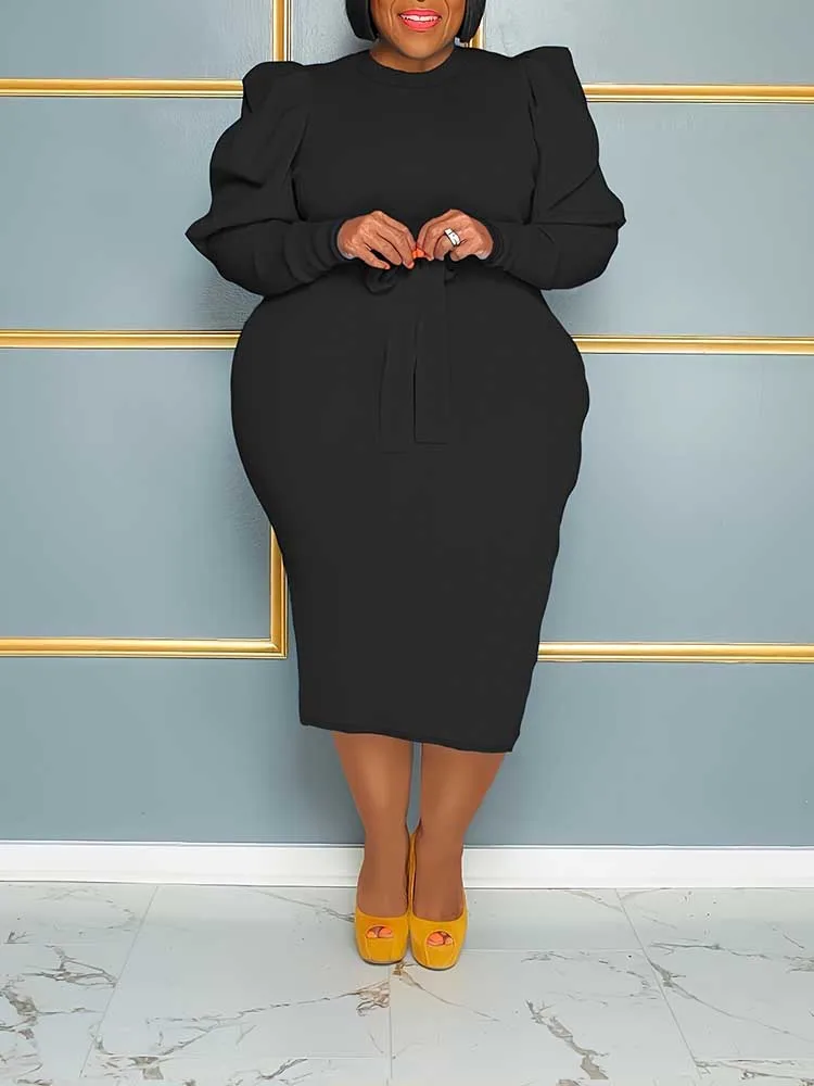 Женская одежда 2xl 3xl 4xl 5xl элегантные и красивые женские платья осенние для женщин