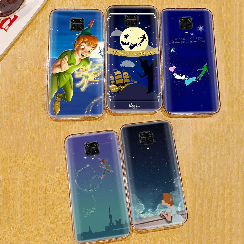 

Transparent Case for iPhone 5 5S SE 6 6S 7 8 Mini 12 11 Pro XR Max Peter Pan