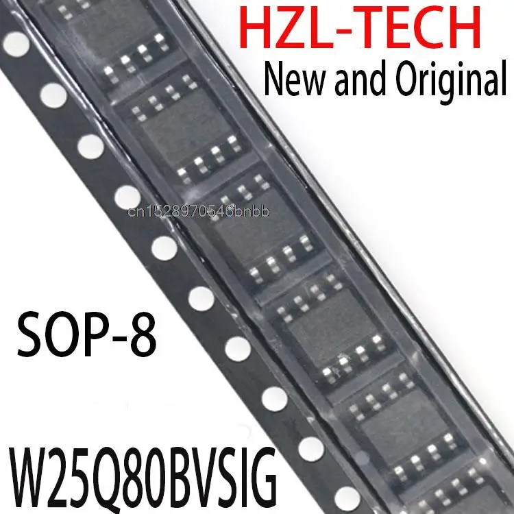 

Новые и оригинальные SOP-8 W25Q80 SOP w25q80bvcome SOP8 SMD 25Q80BVSIG W25Q80BVSIG, 10 шт.