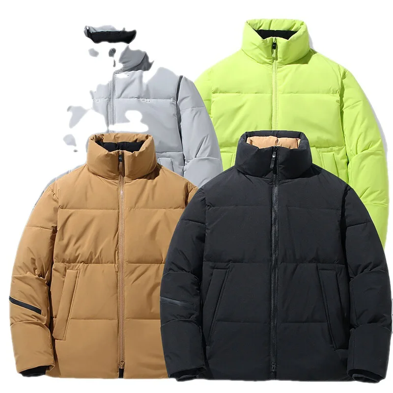 Winter Padded Jacket Men's And Women's Stand Collar Coat Thickened Warm Down Jacket