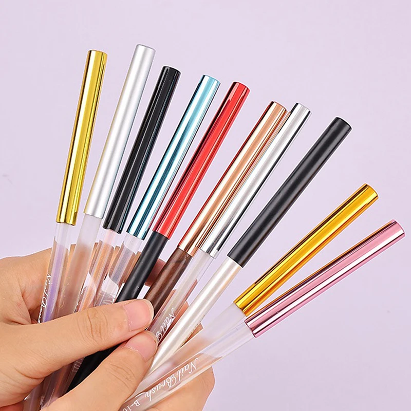 

2 шт., ручка для ногтей, колпачок s, покрытие для кисточек, ручки для салонов, защитное покрытие для маникюра, набор, инструмент для рисования, колпачок для зубной щетки, металлическая крышка, запечатанный Топ