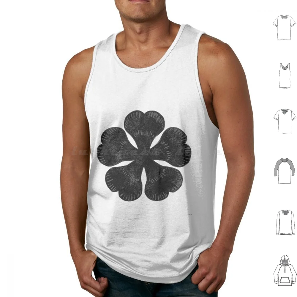 

Five Leaf Clover Tank Tops Vest Sleeveless Asta Anime Clover Yuno Black Clover Grimoire Black Magic Yami Five Leaf Clover
