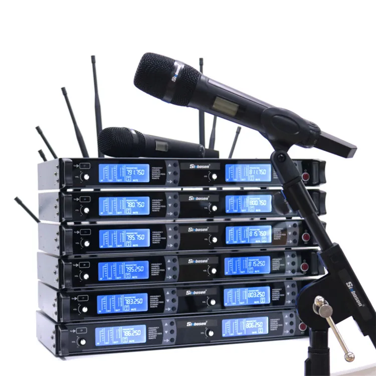 

Headset Microphone AS-9K Uhf Wireless Microphone Karaoke System