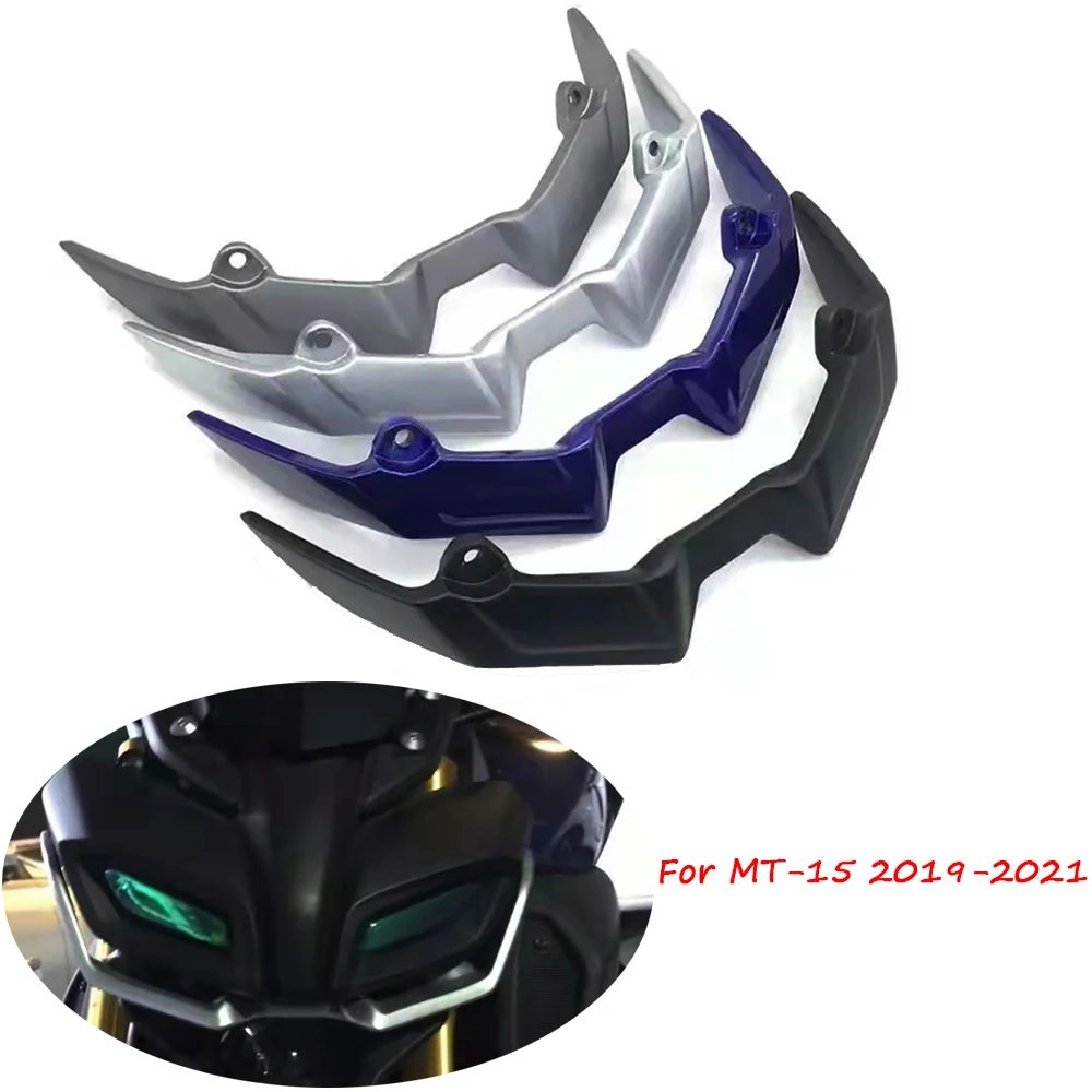 

Motorcycle ABS Front Fairing Pneumatic Winglets Tip Wing Protector Shell Cover For Yamaha MT-15 MT15 MT 15 2019-2021
