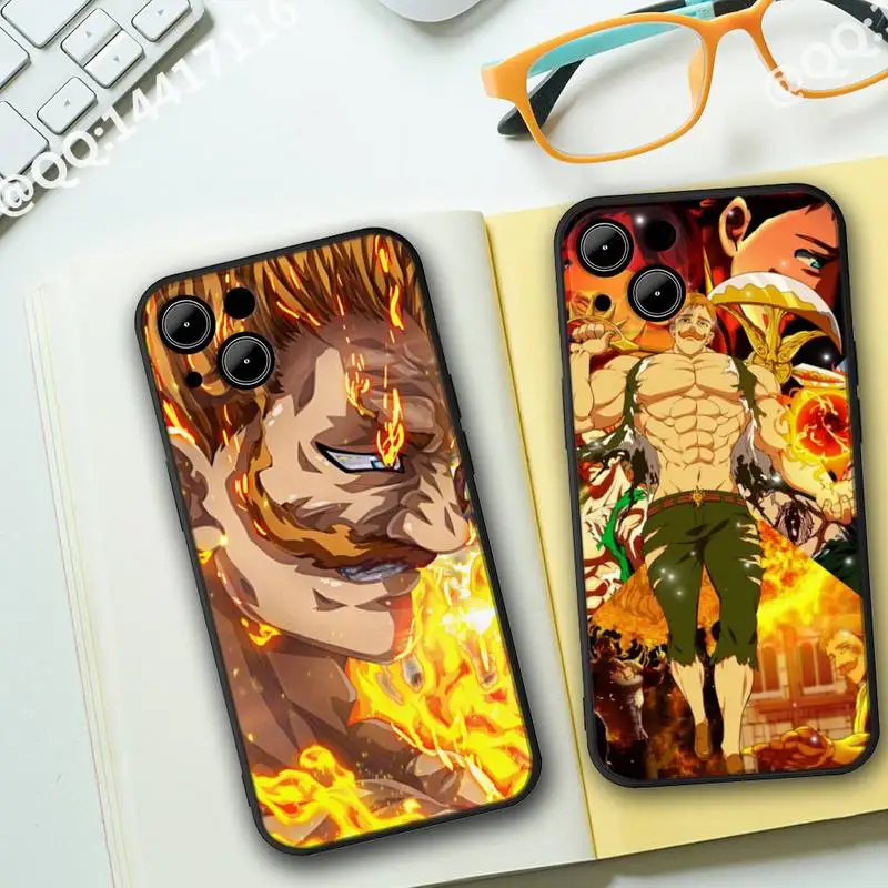 Чехол Escanor Seven при смертных грехах для телефона iphone 13 pro 12 11 Pro Max X XR Mini XS 7 8 6s plus SE 2020