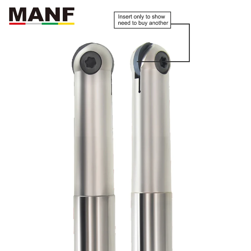 MANF T2139 Milling Holder Indexable mirror Ball end mill milling cutter for Cnc Hardened Aseismic Rod Machine Inserts Tool mill