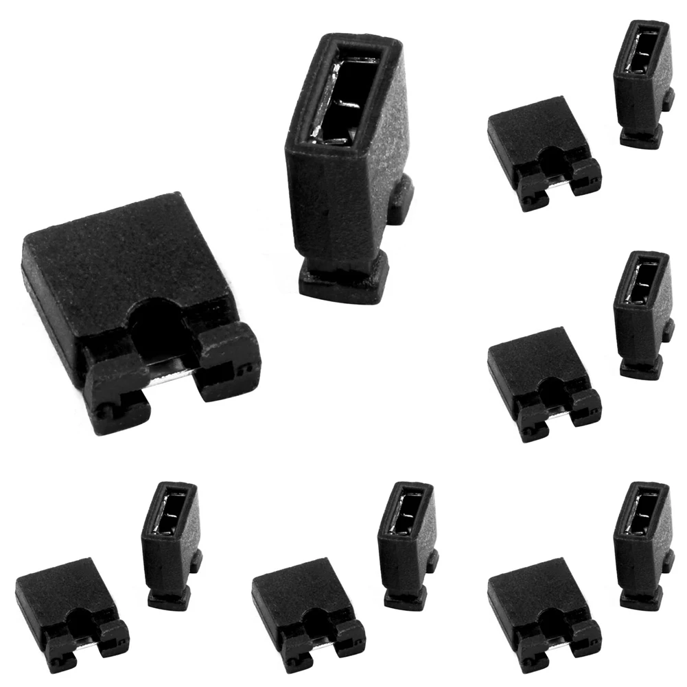 

400Pcs DVD HDD PC Mainboard PCB Plugs Jumper 2-Pin