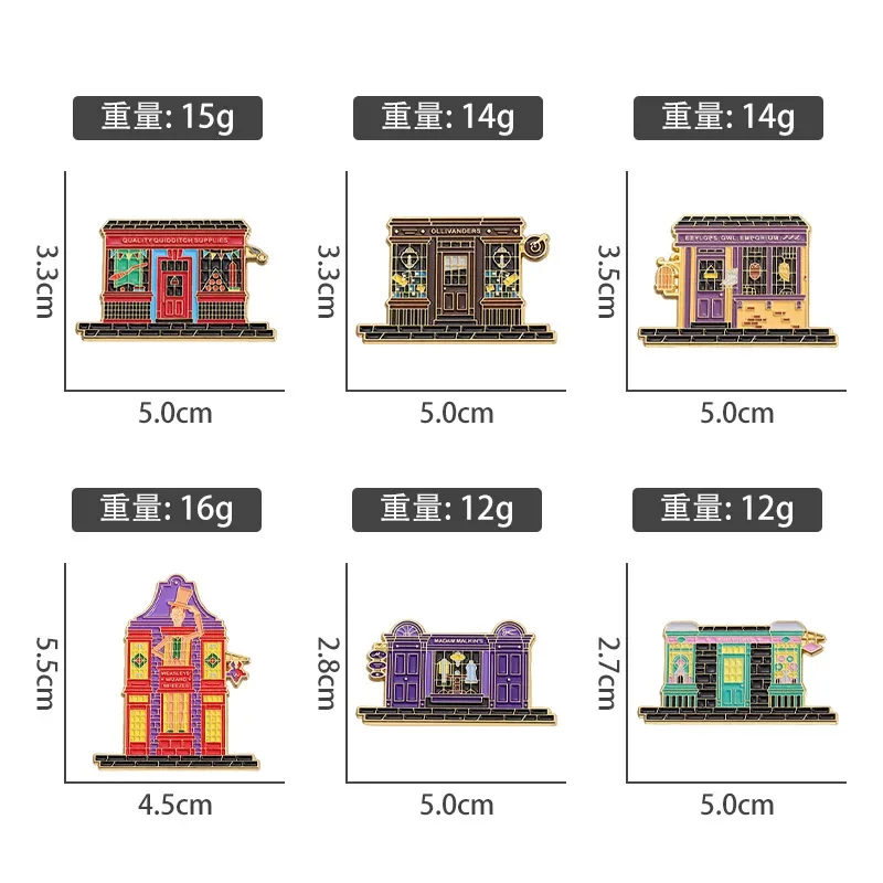 Винтажная брошь в стиле Фэнтези интересный металлический значок изысканный