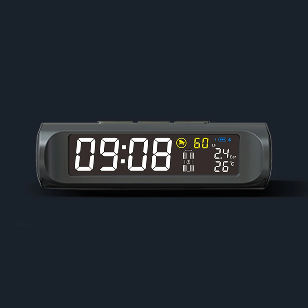 

Wireless Car TPMS Car Truck Black Car Parts HUD Tires Accessories PC+ABS Solar Powered TPMS Wireless High Quality