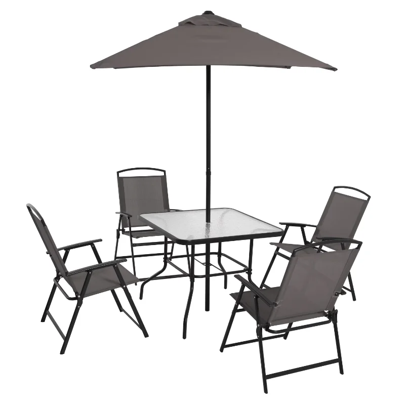 Albany Lane 6 Piece Outdoor Patio Dining Set 2