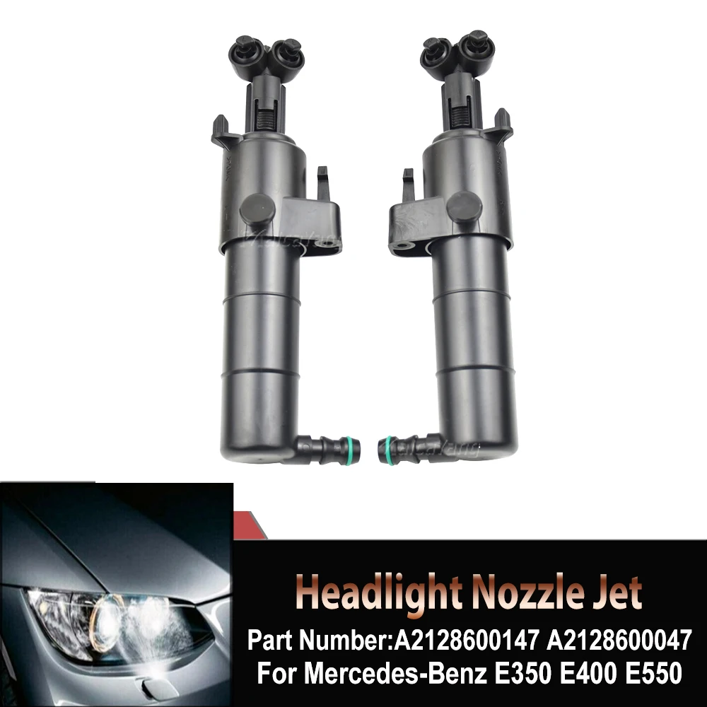 

Left/Right Headlight Wahser Sparyer Nozzle Pump Cylinder 2128600147 2128600247 For Mercedes Benz W212 E250 E350 E400 2008-2010