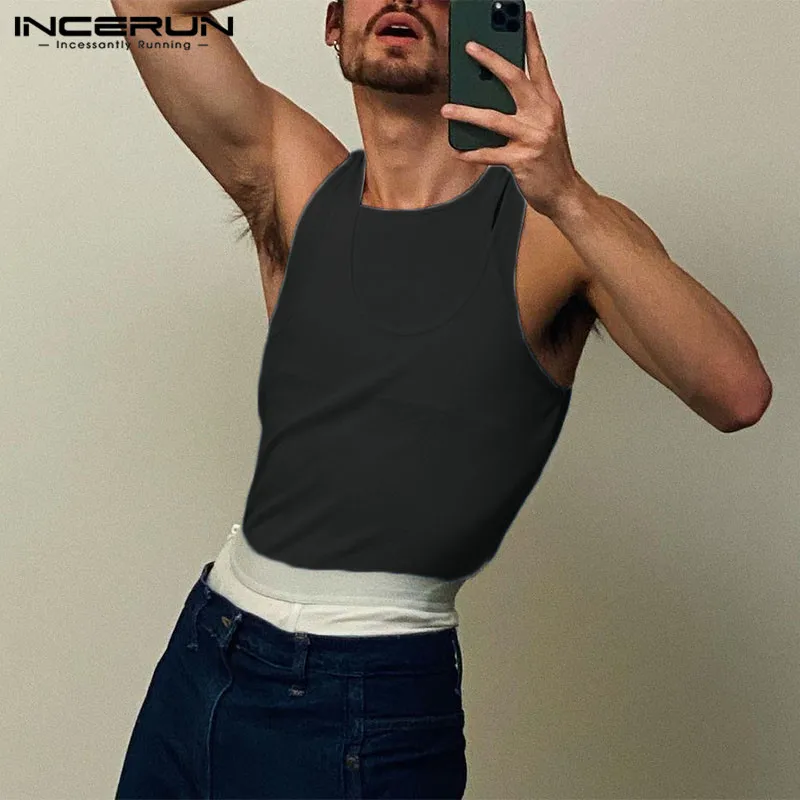 

Мужская майка с круглым вырезом, без рукавов