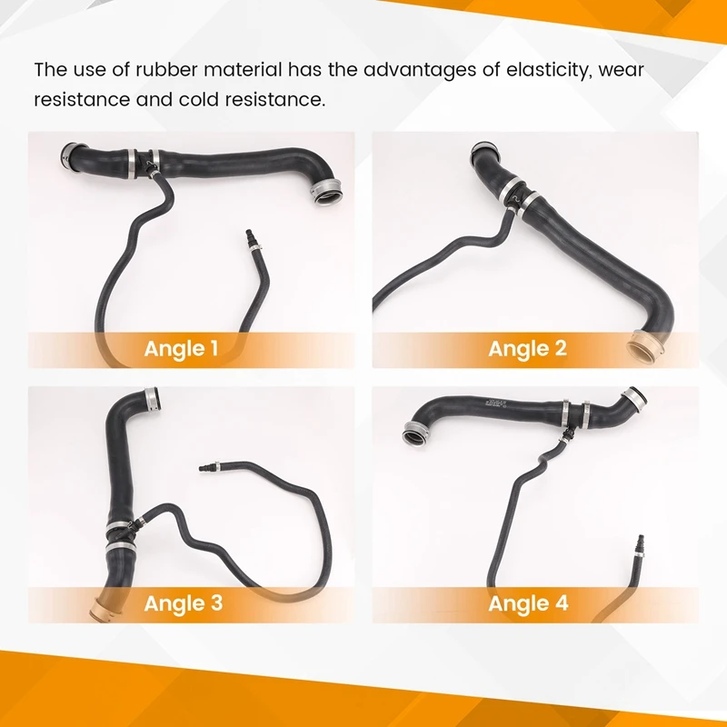 Верхний шланг охлаждающей жидкости автомобиля водяной насос охлаждающая труба