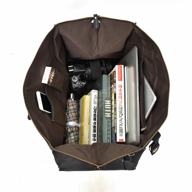 Мужская кожаная дорожная сумка Crazy Horse 18 дюймов большая вместительная унисекс