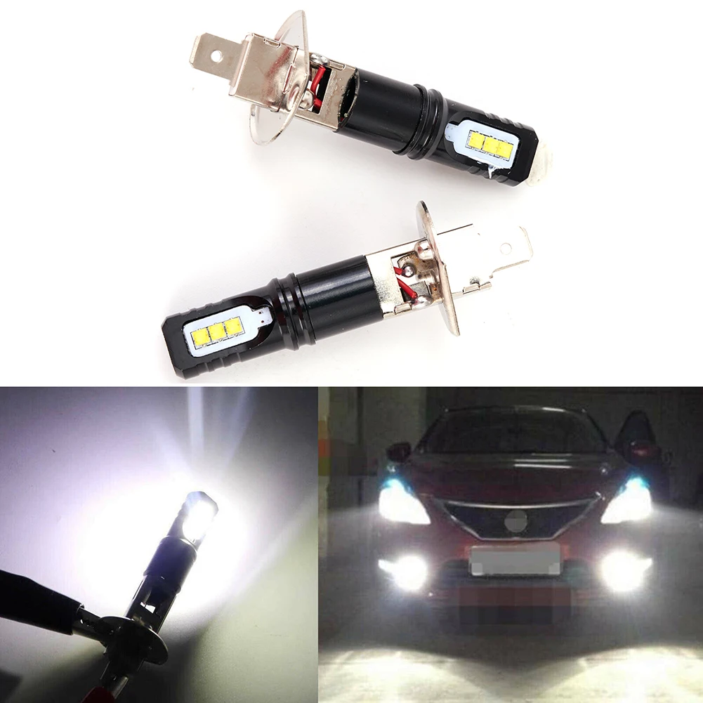 

Fog Headlight bulb Kit Light Super Bright WHITE 2pcs 360 degrees Bulbs CSP Pair 6000K 8000LM Brand new Durable