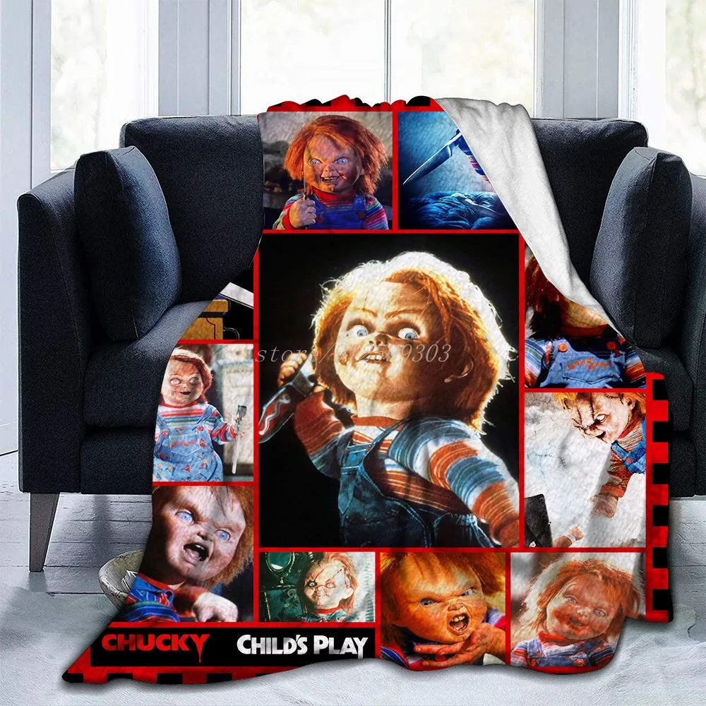 

Terror Blanket Horror Mysterious Character Soft Plush Throw Blanket Lightweight Fleece Blankets for Couch Bed All Season Warm