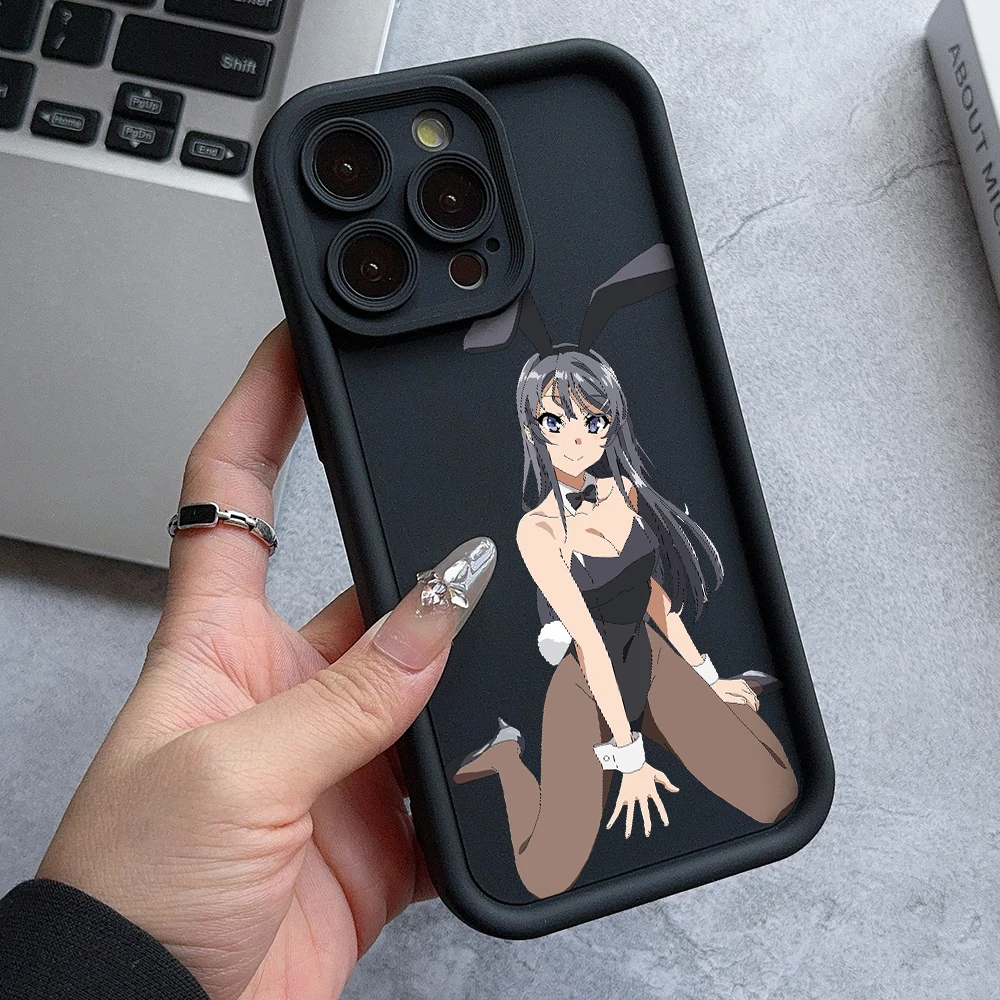 Чехол для телефона Sakurajima Mai Samsung Galaxy A73 A71 A55 A54 A53 A52 A51 A34 A33 A32 A23 A14 A13 A12 A06 4G 5G с