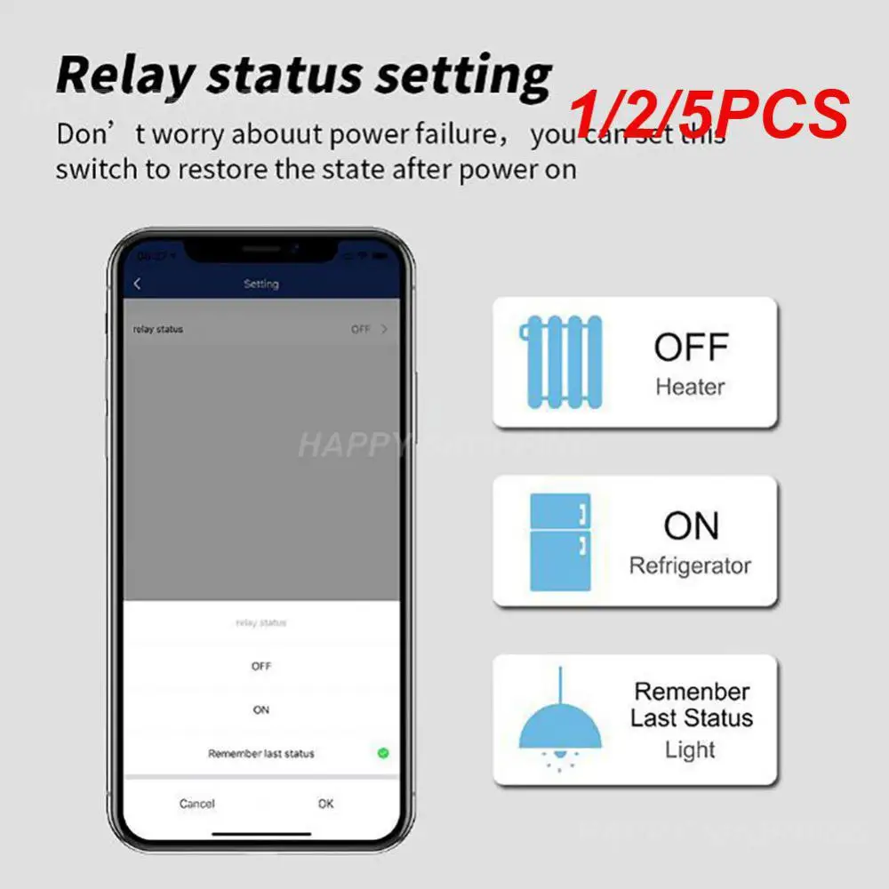 

1/2/5PCS Tuya Smart Outlet Socket WiFi EU Plug Adapter 16A Remote Voice Control Socket Work with Alexa Assistant Smart