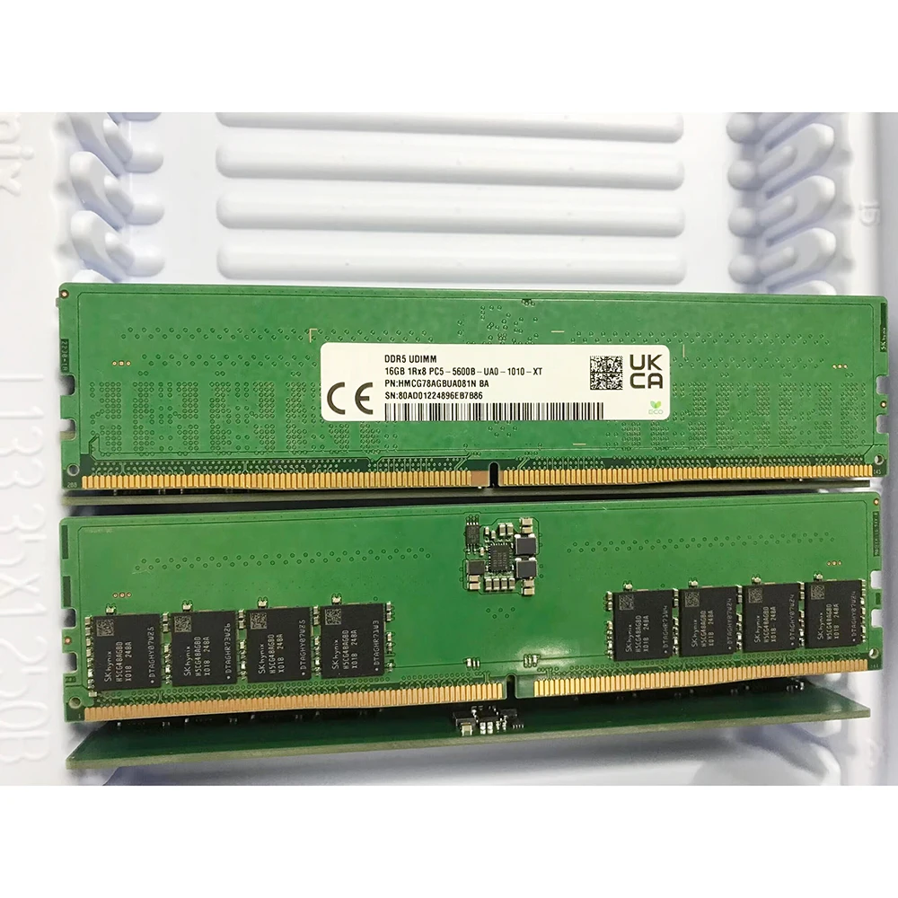 1 шт. новая HMCG78AGBUA081N A-Die HMCG66AGBUA084N RAM 8 ГБ 16 DDR5 5600B PC5-5600B-UA0 Память