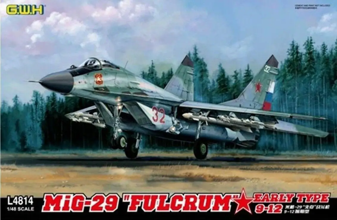Хобби Великая стена L4814 масштаб 1/48 MiG-29 Fulcrum 9-12 набор моделей раннего типа