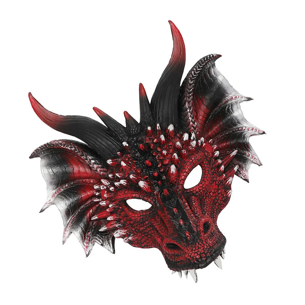 

Маска дракона на Хэллоуин, маска для косплея, смешной костюм, украшение на Хэллоуин для мужчин и женщин, косплей часть