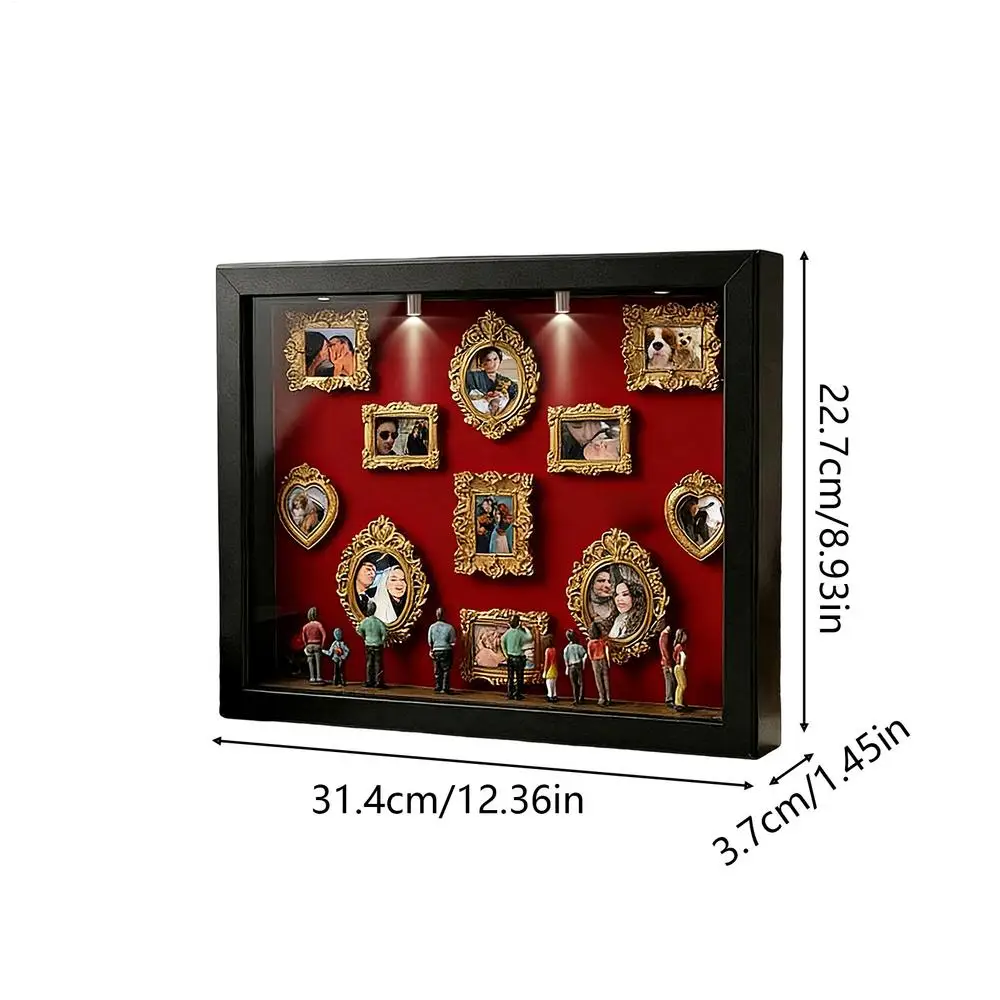 

Мини-музей с подсветкой и фигурками