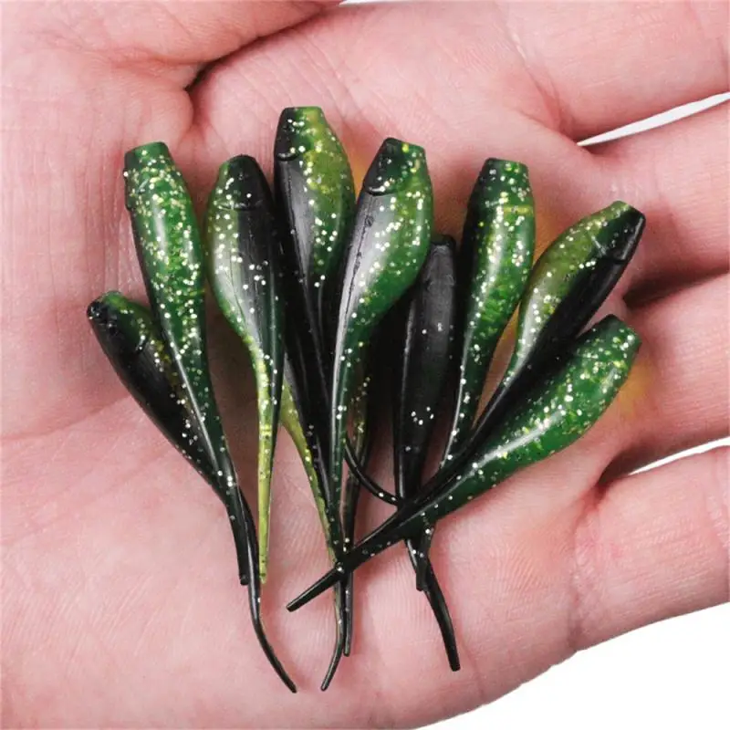 

Fake Bait 5cm/0.7g River Fishing Sea Fishing Microproducts Tadpole Shape Two-color Needle Tail Fishing Tools Luya Fake Bait