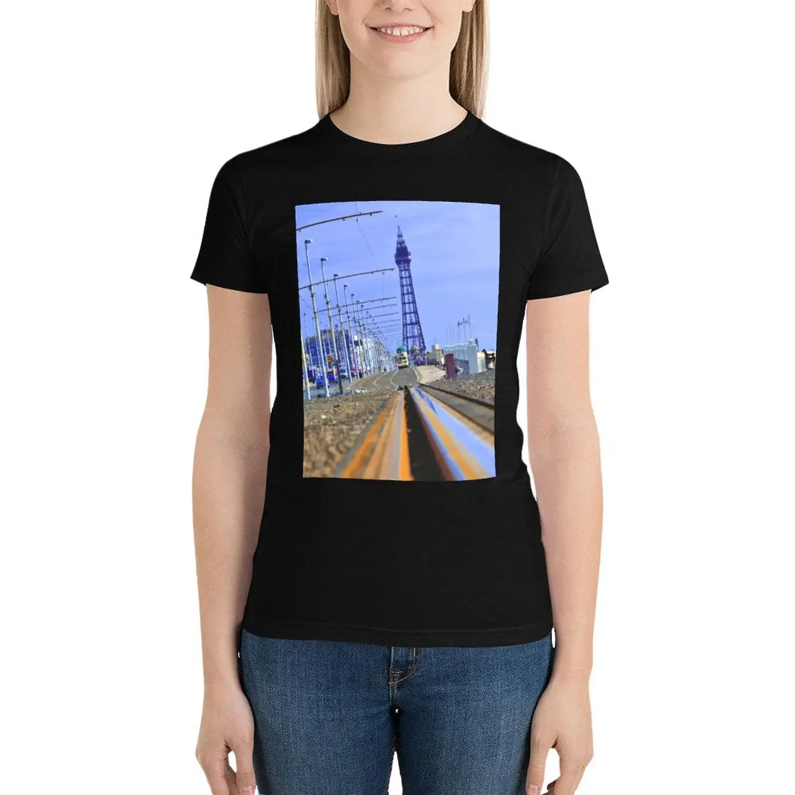 Классический винтажный наследительный ТРАМ Blackpool с башней Blackpool-отличные идеи