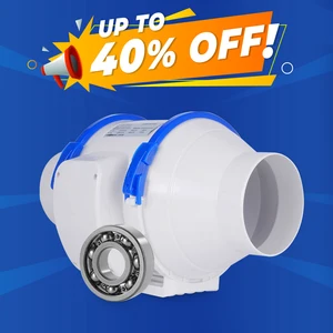 Бесшумный встроенный канальный вентилятор Hon  Guan, 4, 5, 6, 8 дюймов, 220 В, 110 В, вытяжной вентилятор для дома, ванной, кухни