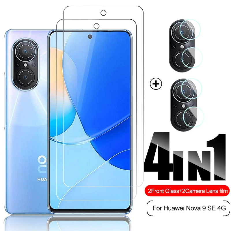 

Закаленное стекло 4 в 1 для huawei nova 9 se, стекло для камеры hauwei nova9se, nova 9se, защитные очки huawey nova9 se JLN-LX1 6,78 дюйма