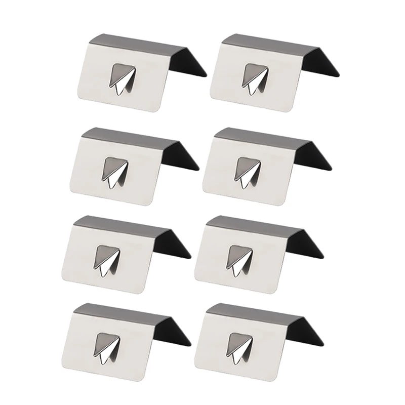 Универсальный автомобильный дефлектор ветра/дождя, металлические крепежные зажимы, автомобильные оконные дефлекторы, аксессуары, замена, зажим из нержавеющей стали