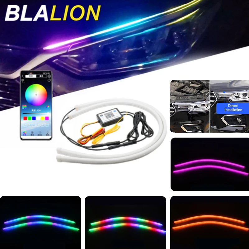 BLALION 2-комплект Автомобильных Светодиодных Дневных Ходовых Огней