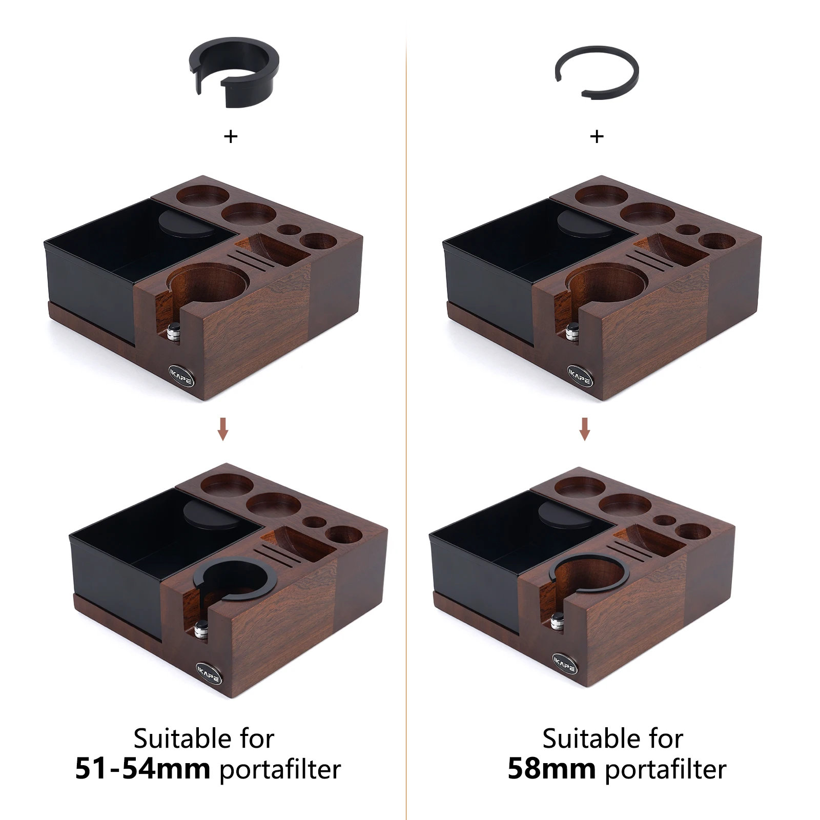 

Деревянная коробка для эспрессо IKAPE V5