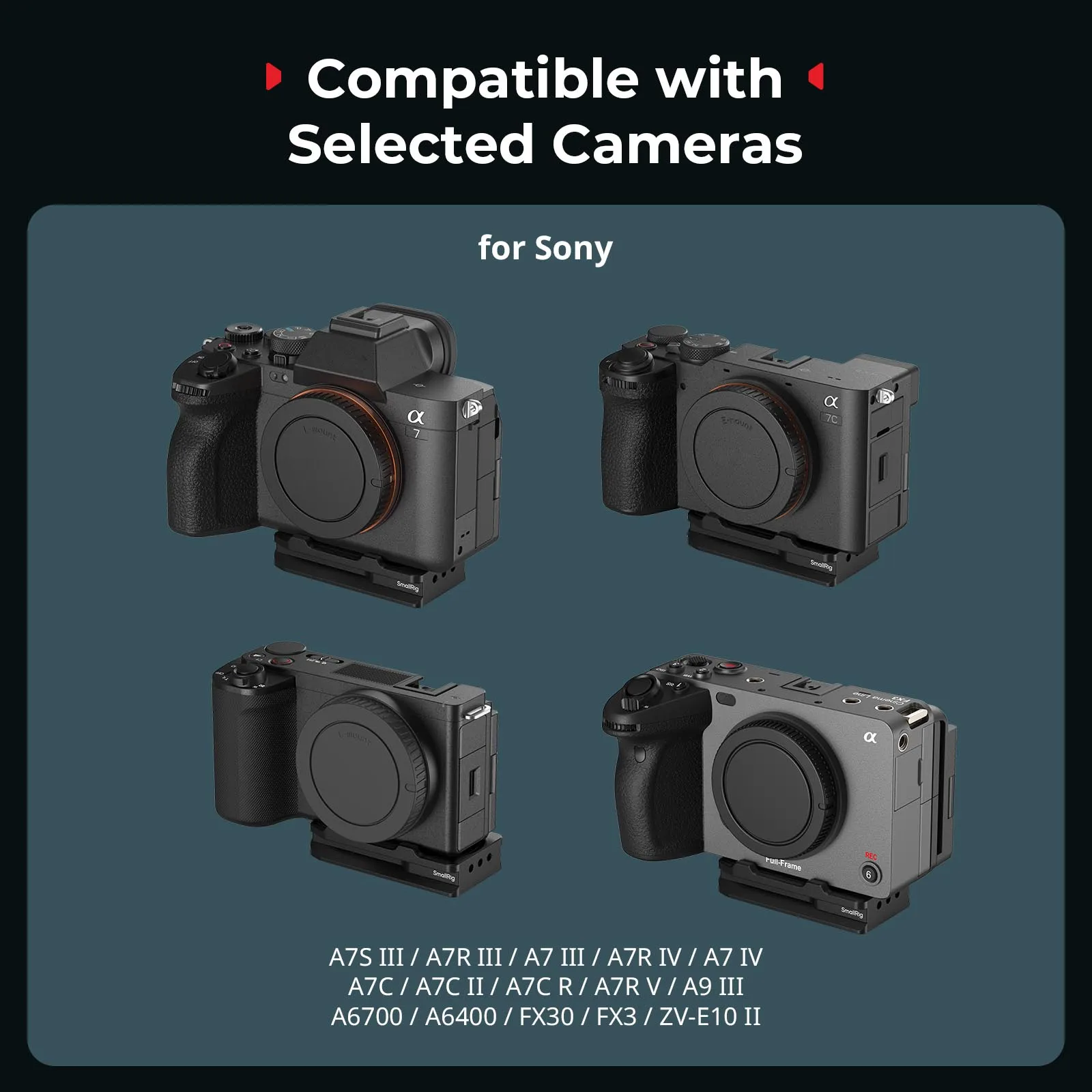 Фото Монтажная пластина SmallRig для AirTag для AirTag/SmartTag2 MD5422 для Sony MD5423 для Canon MD5424 для камеры FUJIFILM MD5425 №4
