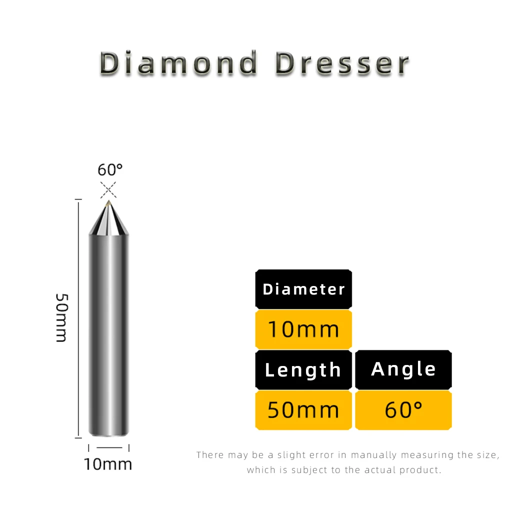 60 °   Натуральный алмазный комод, ручка для обрезки шлифовального круга, дуга R, острый угловой резак, шлифовальный станок, инструмент для обработки камня