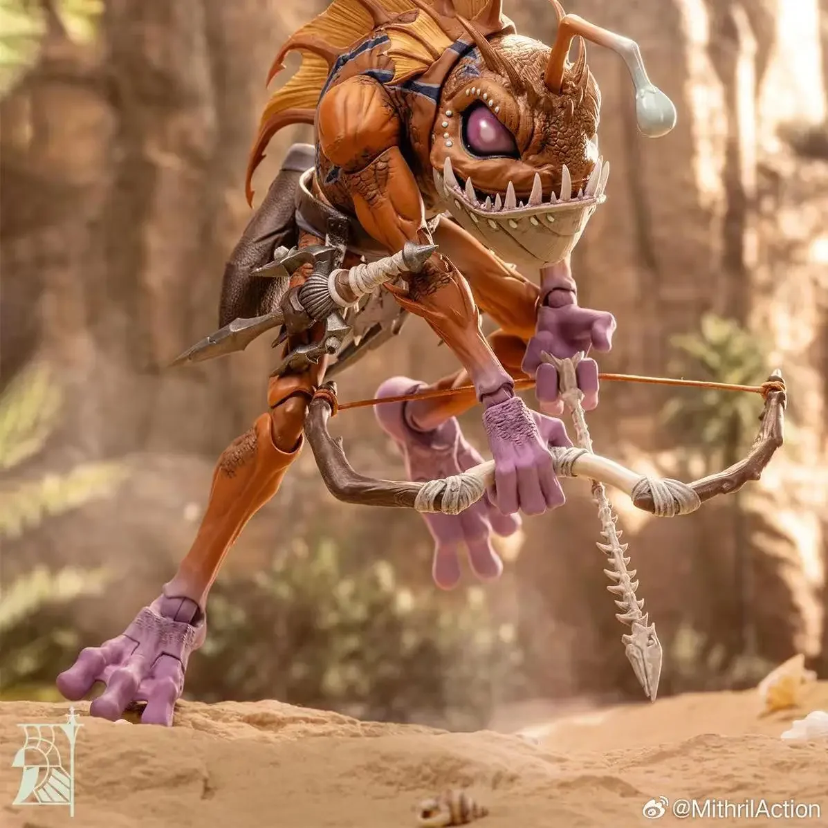 Фото Фигурка Mithril Studio 1/10, Merfolk Murloc Tribe Blade Tide Warrior Abyss Shooter Wave Chief, подвижная коллекция игрушек, подарок №3