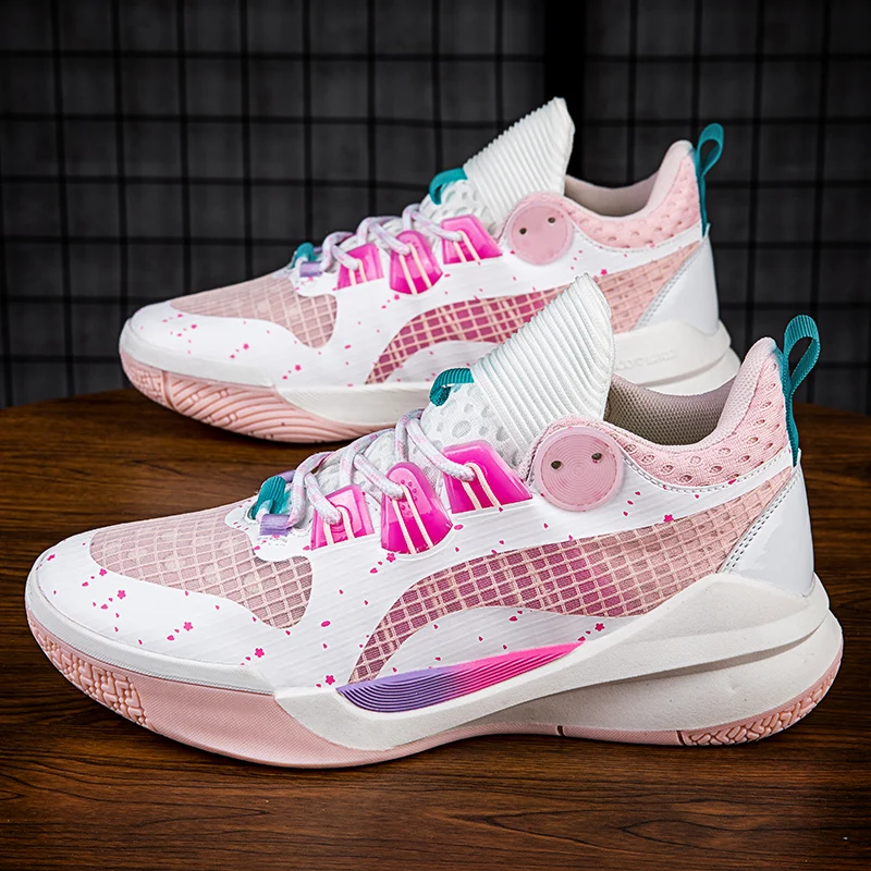 Brand Mens Luxury Basketball Shoes Breathable Cushioning Non-Slip Wearable Sport Shoes Boys Sneakers Gym Training Athletic Shoes