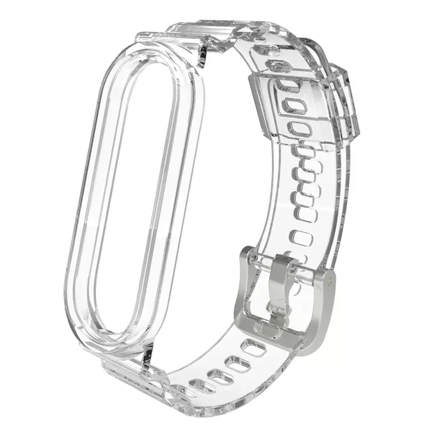 

For Xiaomi Mi Band 6 5 4 3 Strap Clear Silicone Replacement Bracelet Transparent Color Wristband for Xiaomi Miband 5 6 Straps